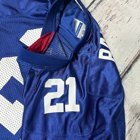Tiki Barber New York Giants Reebok Youth Kids Boys NFL Football Jersey - Picture 4 of 6